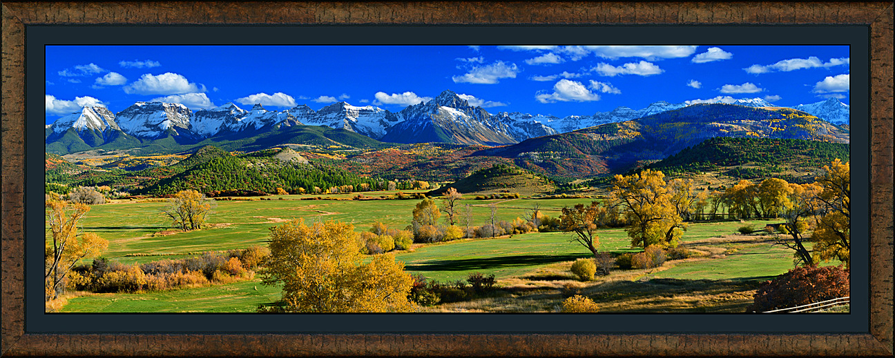 Framed pano The Divide