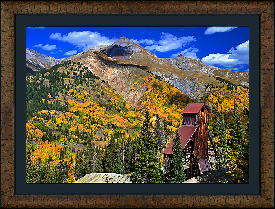 framed autumn at the yankee girl