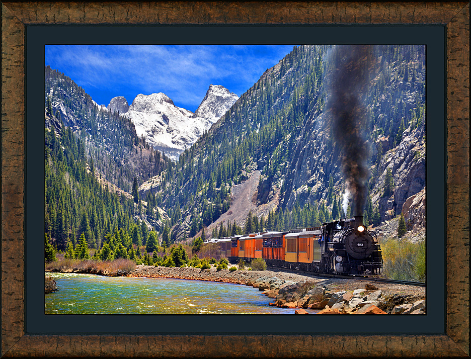 framed cinders and smoke