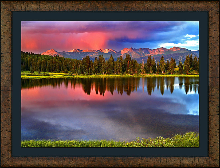 Framed Crimson Skies