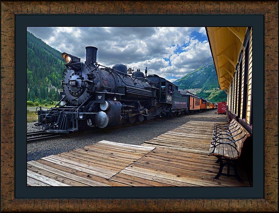 framed the depot