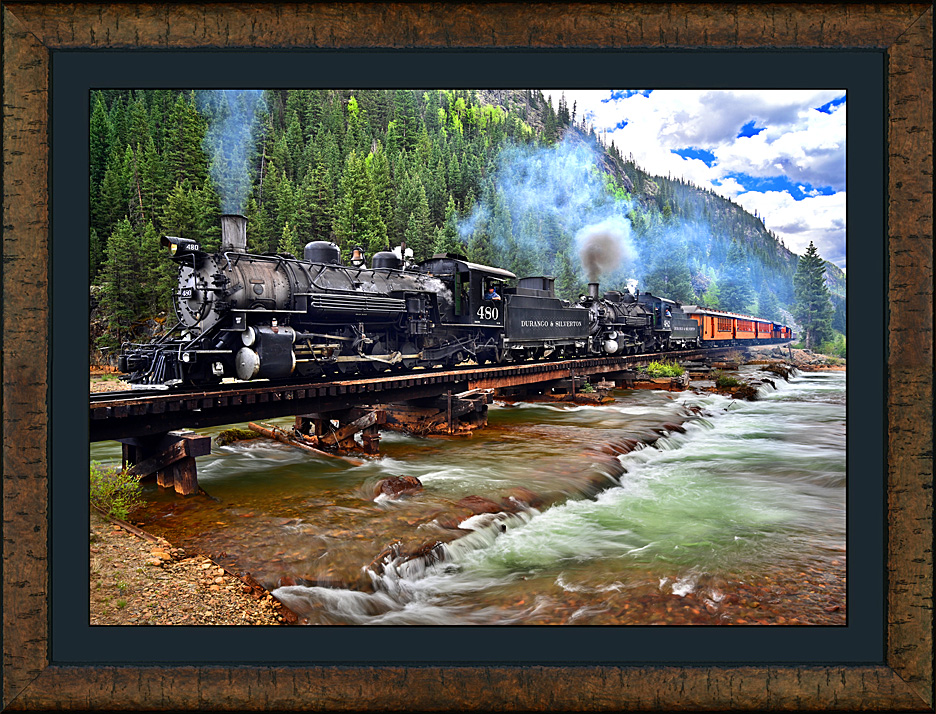 framed double header to silverton