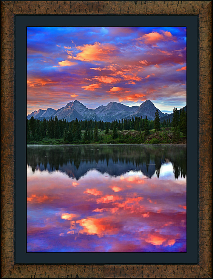 framed first light on the grenadiers