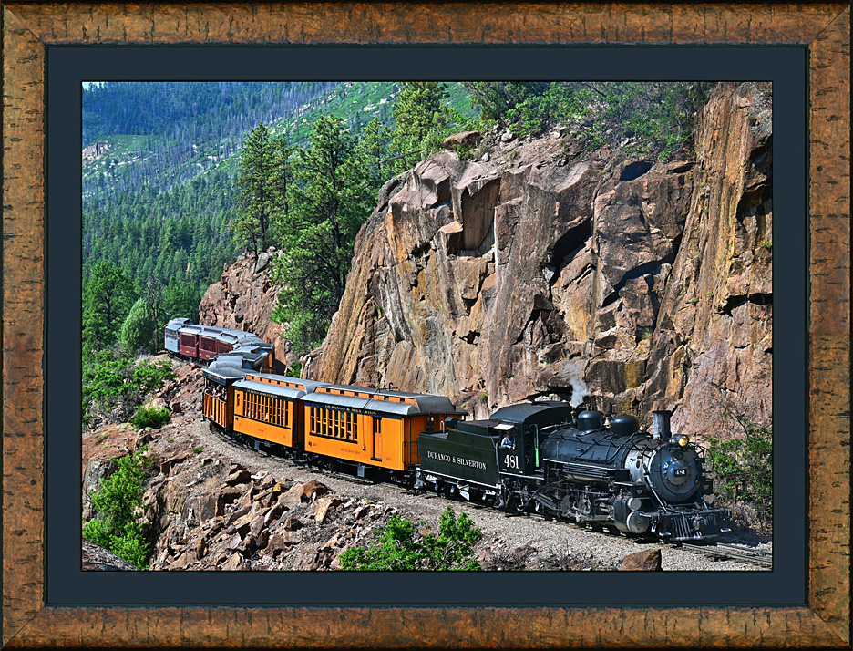 framed granite point landscape