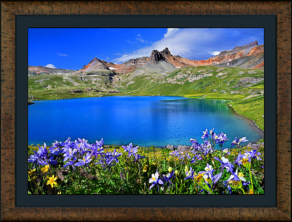 Framed Ice Lake Bouquet