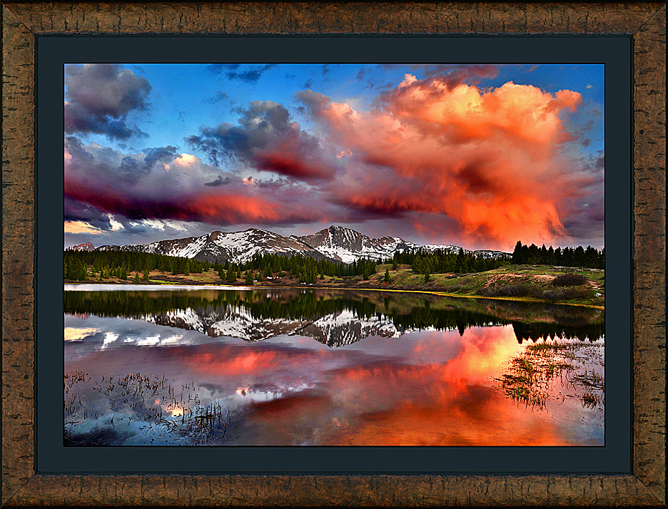 framed little molas reflections