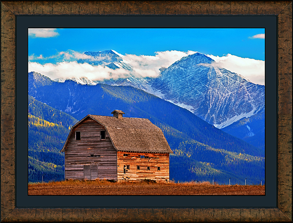 Framed Mission Mountains