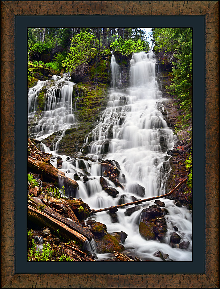 Framed Silver Basin Falls