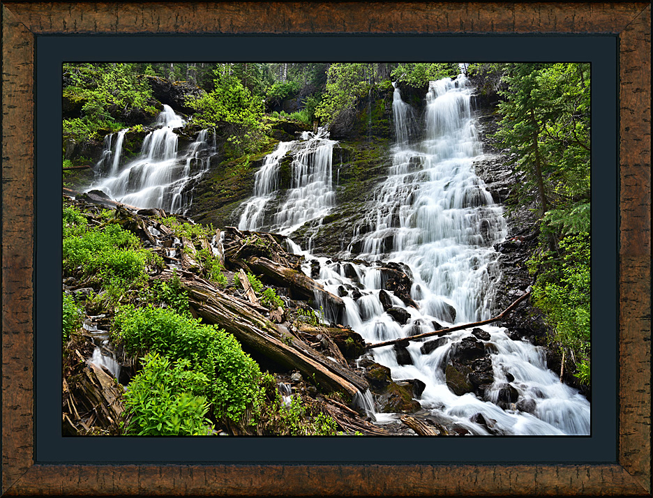 Framed Silver Falls