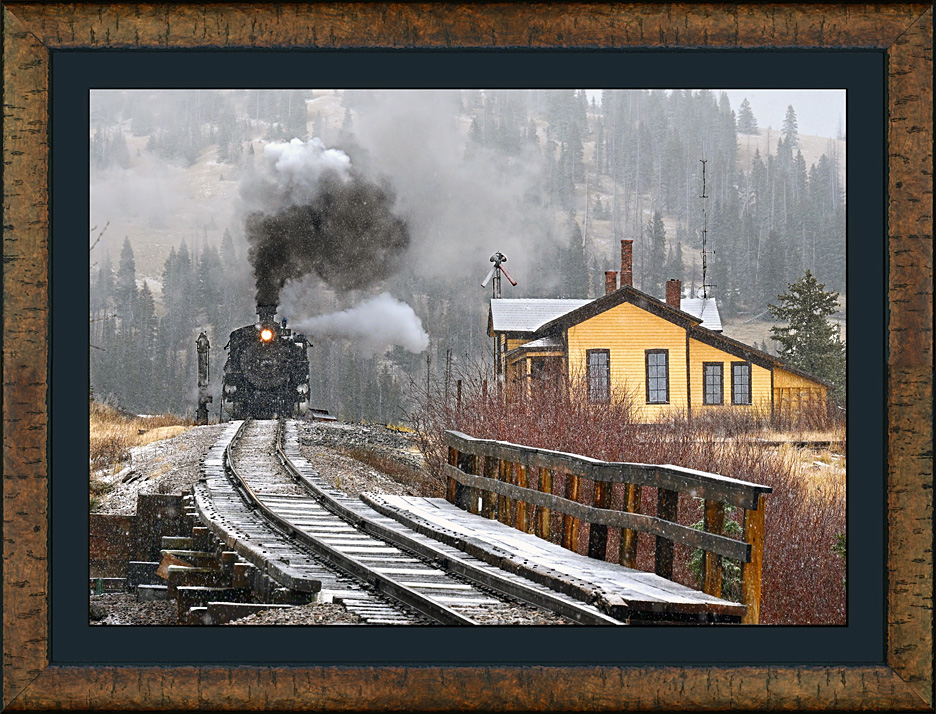 framed snow and steam