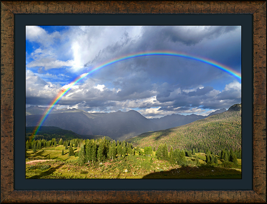 framed wilderness portal