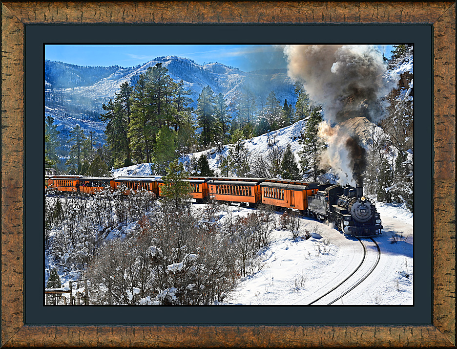 framed winter express