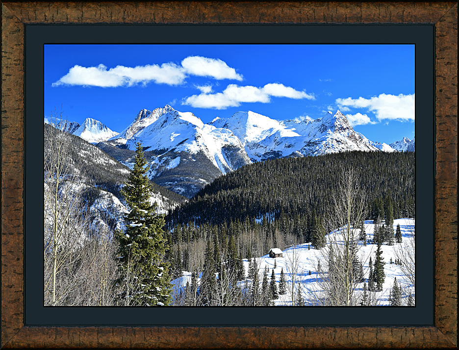 Framed Winter Solitaire
