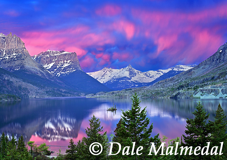 glacier sunrise