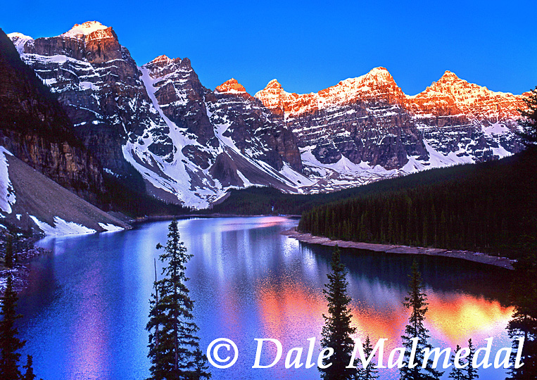 moraine lake morning