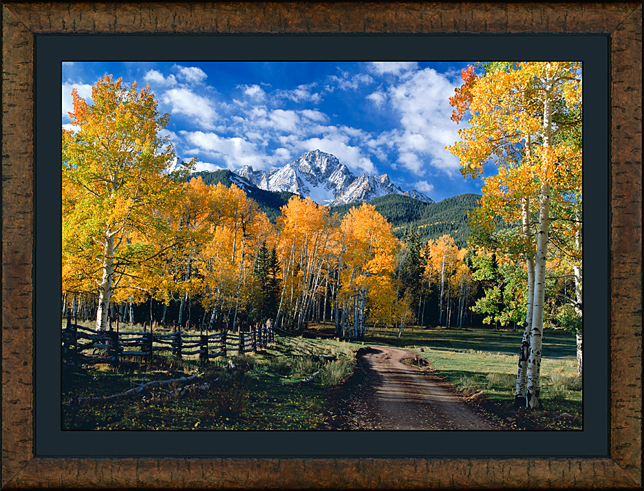 framed backroad to sneffels - roma