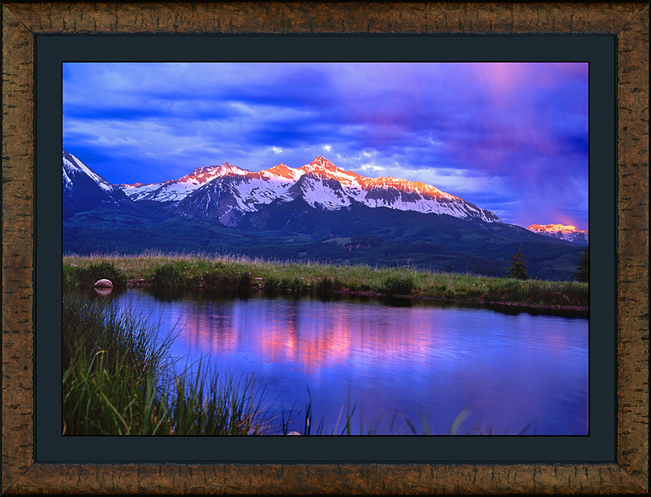 framed first light on wilson