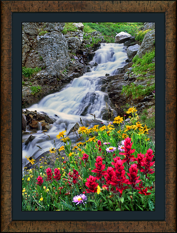 framed high country cascade