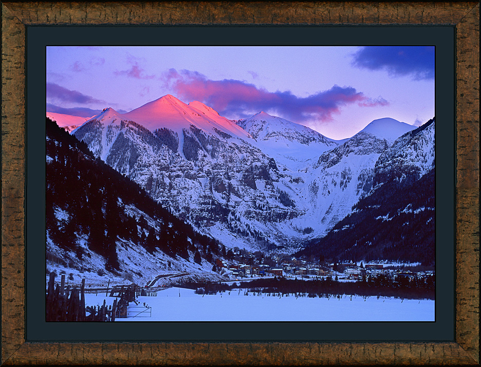 framed last light on ajax
