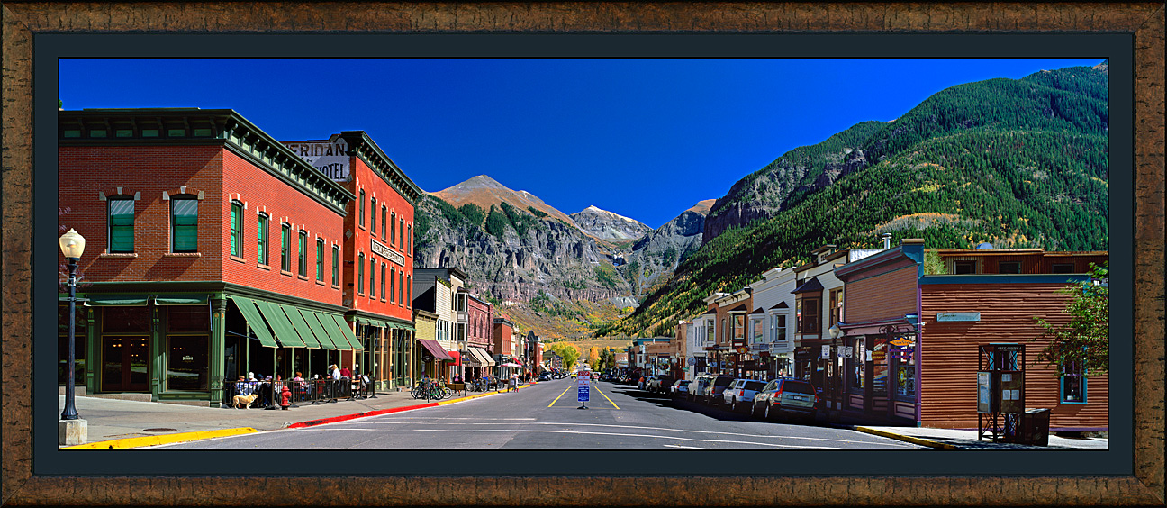 framed pan autumn in telluride