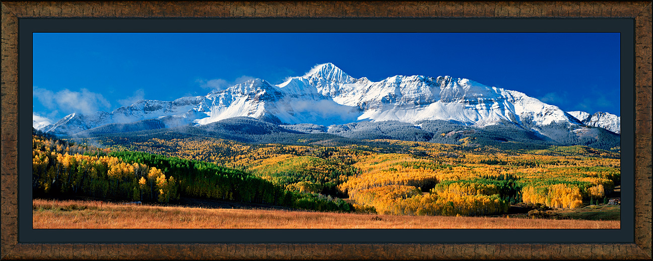 framed pan autumn morning - roma