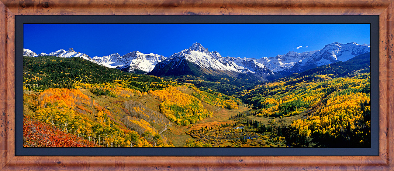 framed pan blue valley - LGB