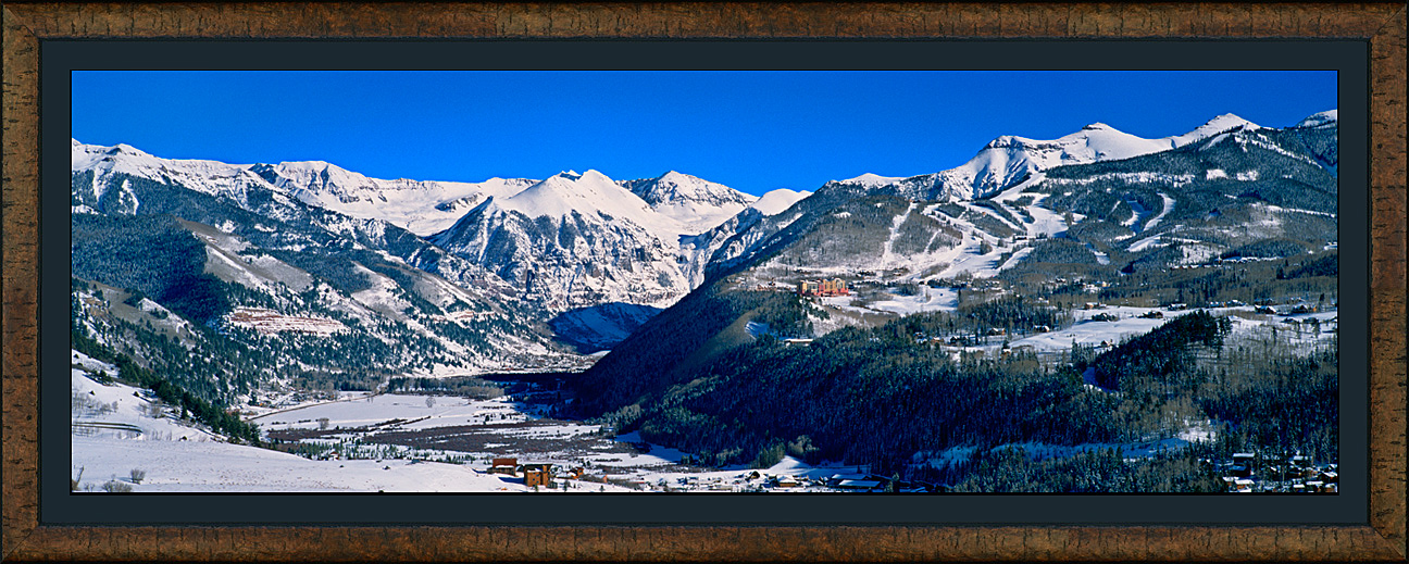 framed pan telluride winter