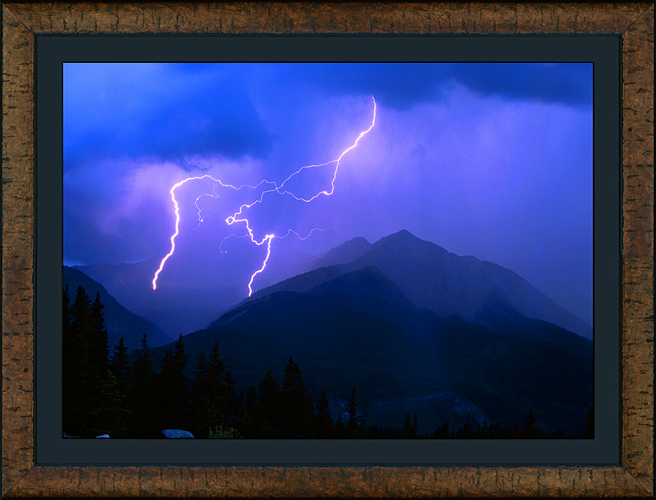 framed san miguel light and power