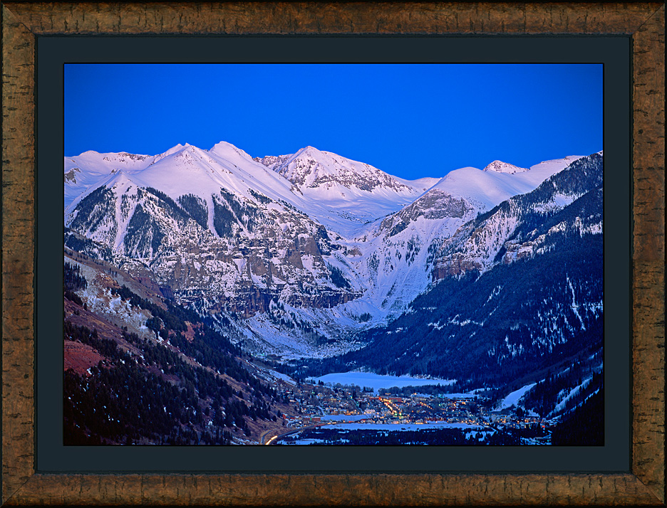 framed snowy sentinels