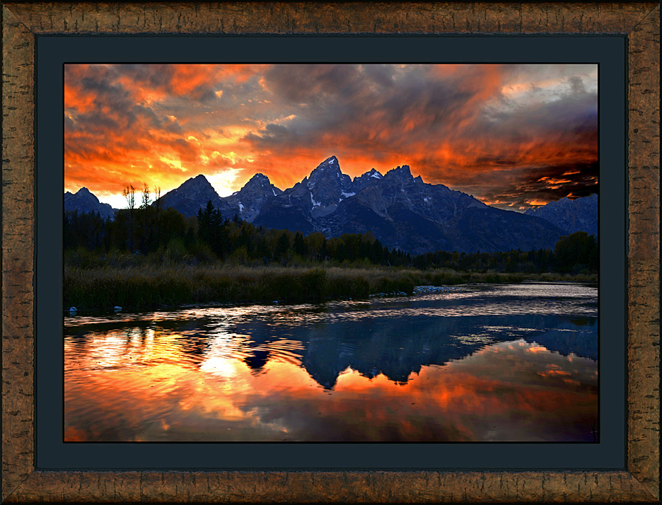 framed teton skies
