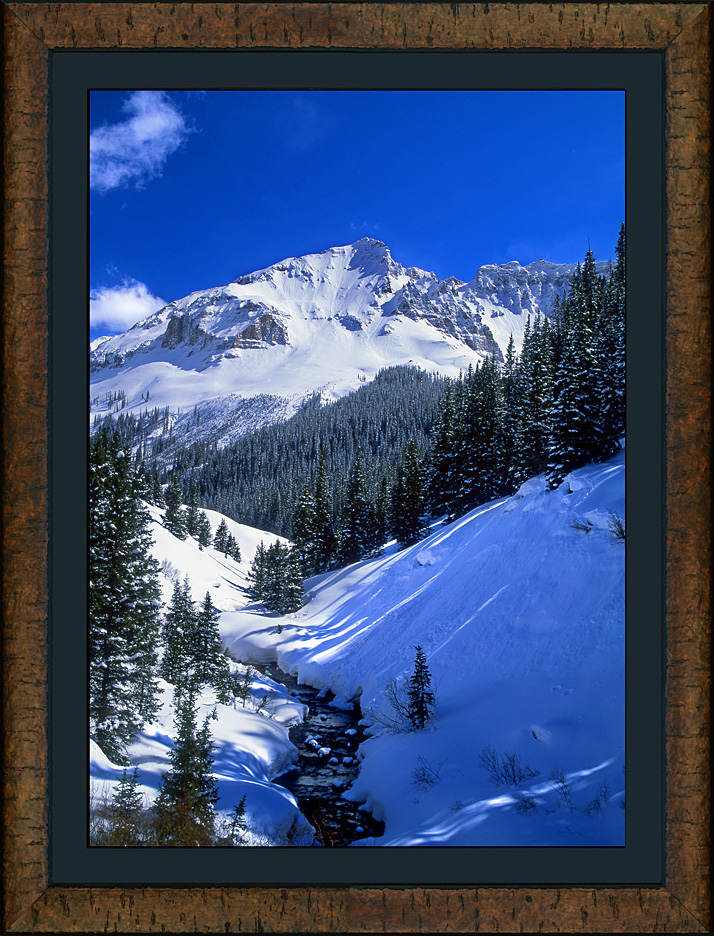 framed winter at sheep mtn