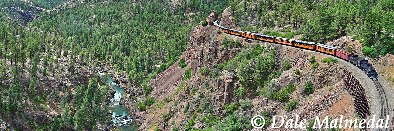animas river gorge panorama