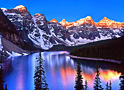 moraine lake morning